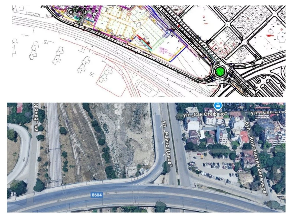 Община Пловдив иска имот от НКЖИ, за да изгради кръгово край новия мол на Сточна гара