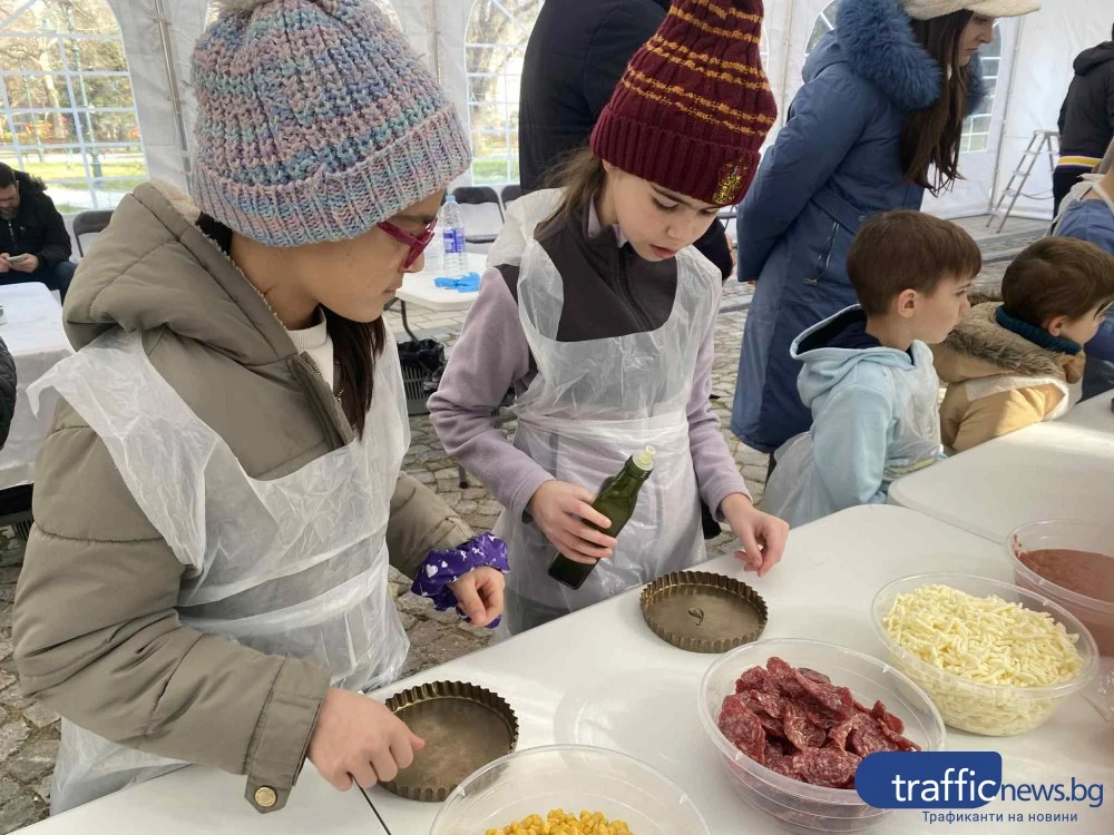 Малки майстори, голям вкус: И днес децата правят пици на фестивала „Пловдив си ти