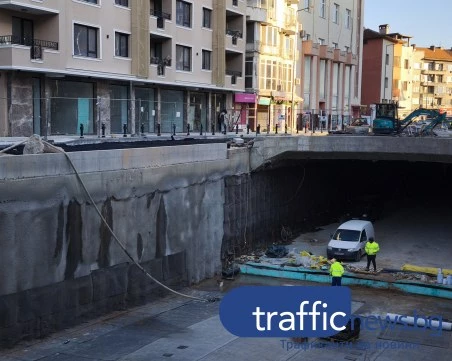 Въпреки студовете, дейностите по пробива под Централна гара не са спирали