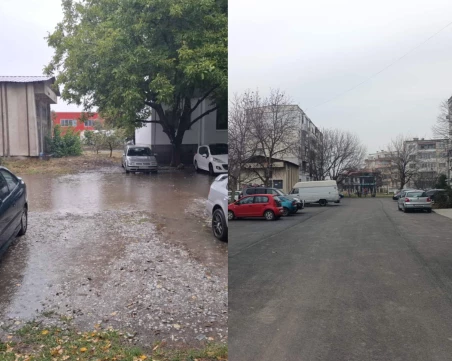 Преобразиха напълно паркинг в „Коматево