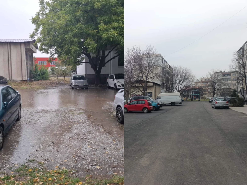 Преобразиха напълно паркинг в „Коматево