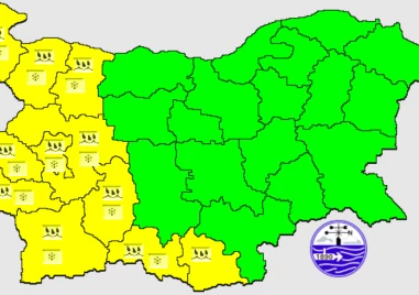 Издадоха жълт код за дъжд, сняг и виелици утре