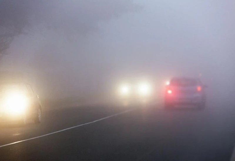 Поради мъгла видимостта в няколко области в страната е намалена