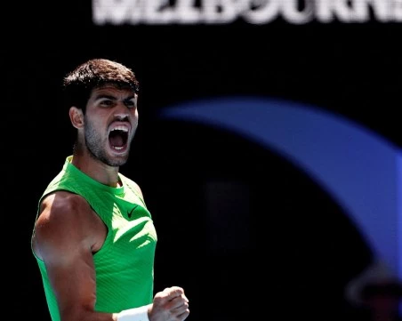 Карлос Алкарас за първи път ще играе на полуфиналите на Аустрелиън оупън