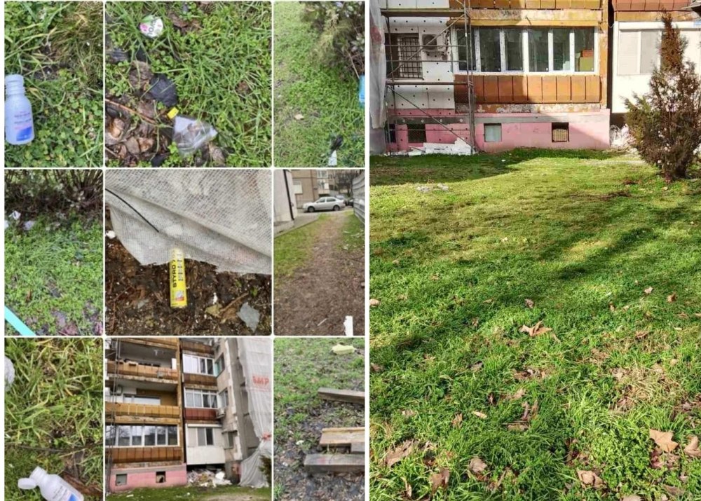 Пловдивчни недоволстват от замърсени площи край саниран блок, светкавична реакция на „Градини и паркове