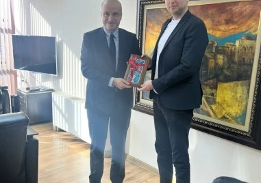 Кметът на „Тракия Георги Гатев посрещна новия генерален консул на Турция