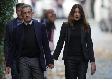 Бившият президент на Франция Никола Саркози и бившата първа дама