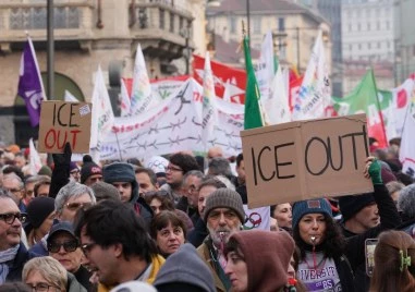 Стотици демонстранти се събраха в събота в Милано  за да