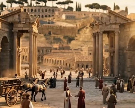 Видео, създадено с изкуствен интелект, пресъздава хилядолетната история на Пловдив