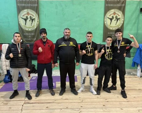 Силно представяне и четири медала за Бултрас Фйт клуб на Държавното по кикбокс в Козлодуй
