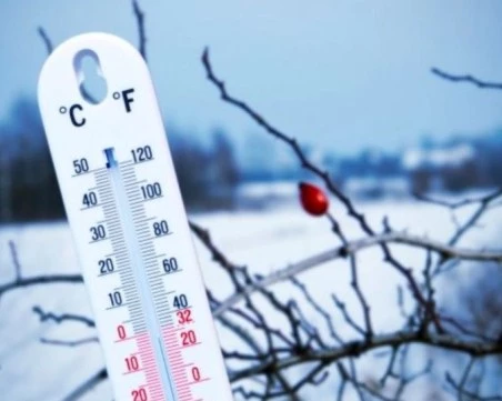 Рекордно ниска температура е измерена в Кнежа тази сутрин