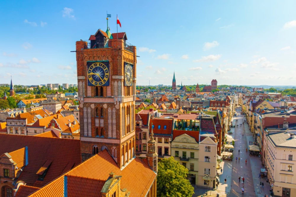 Градът в Полша, който Втората световна война почти не докосва