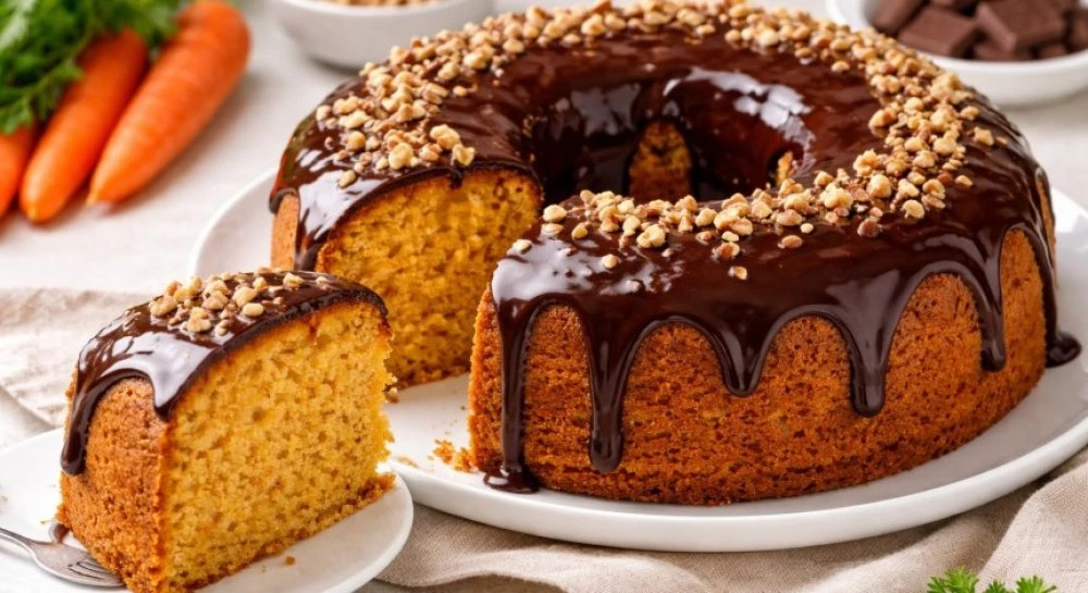 Рецепта за морковен кекс с шоколад