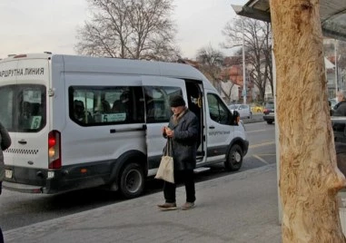 Линия номер 5 която обслужва жителите на селата Строево и