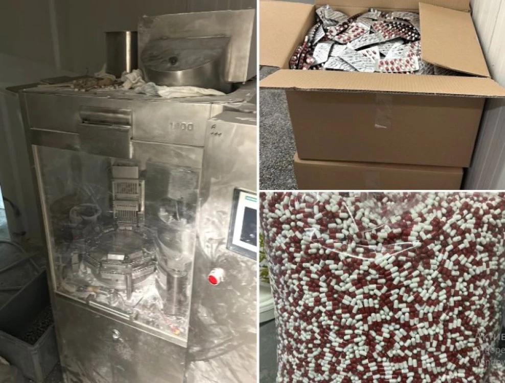 Разбиха тайна фабрика за нелегални лекарства, прикрита като мандра в Пловдивско, има задържани