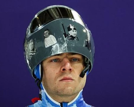 Отстраниха спортист от Олимпиада, заради изображения с убити украински спортисти на каската му