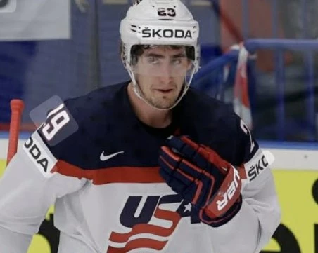 Брок Нелсън стана петият член на семейството си, който играе хокей на лед на Олимпийски игри