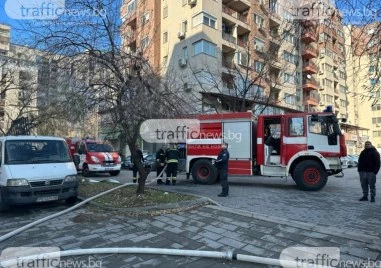 74 годишен мъж е бил хоспитализиран след пожар в пловдивския