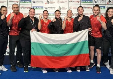 Историческо: България с първа европейска титла в бадминтона