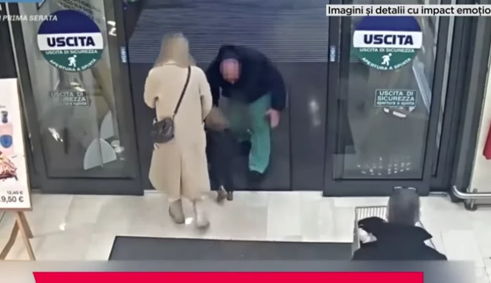 Бездомник се опита да отвлече бебе от майка му в Бергамо ВИДЕО