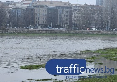 Марица в Пловдив се напълни - дебитът й над 4 пъти над нормата, но е далеч от критични нива