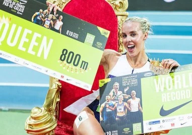 Олимпийската шампионка Кийли Ходжкинсън от Великобритания подобри световния рекорд на