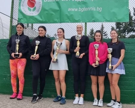 Джордж Лазаров и Джулия Терзийска станаха шампиони на Държавното по тенис