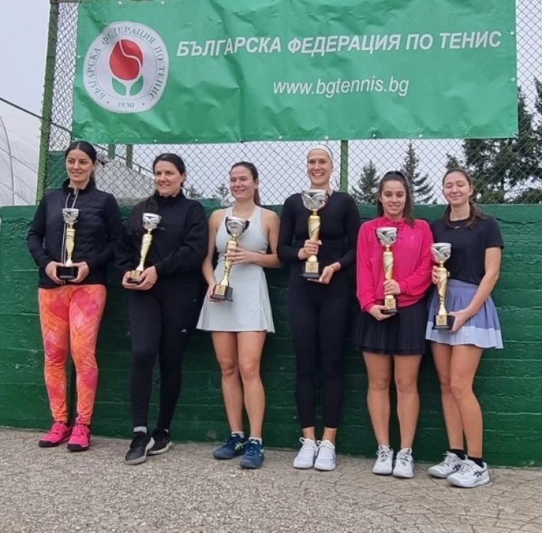 Джордж Лазаров и Джулия Терзийска станаха шампиони на Държавното по тенис