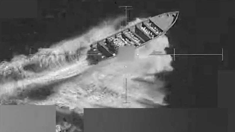 Американските военни съобщиха че са нанесли удар по кораб в