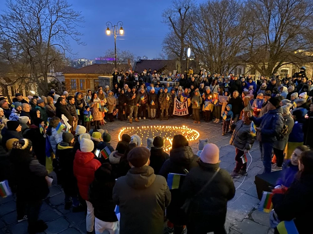 Пловдив отбелязва 4-тата годишнина от войната на Русия срещу Украйна