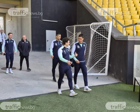 Лудогорец тренира на Колежа преди мача с Ференцварош, Салидо с първо занимание