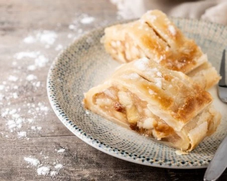 Рецепта за щрудел с ябълки и тиква