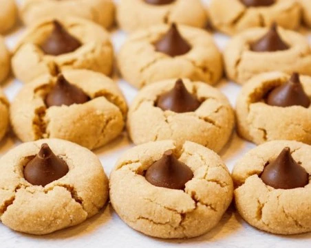 Рецепта за бисквити с фъстъчено масло и шоколад