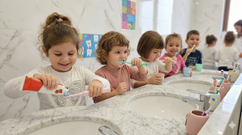 Размяна на бацили или полезен навик? Родители спорят за миенето на зъби в детските градини