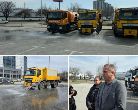 Стартира пролетното миене на улиците в Пловдив, готви се обществена поръчка за нова техника за 6 млн. евро