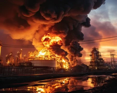 Дронове удариха резервоар за гориво на голямо пристанище в Оман