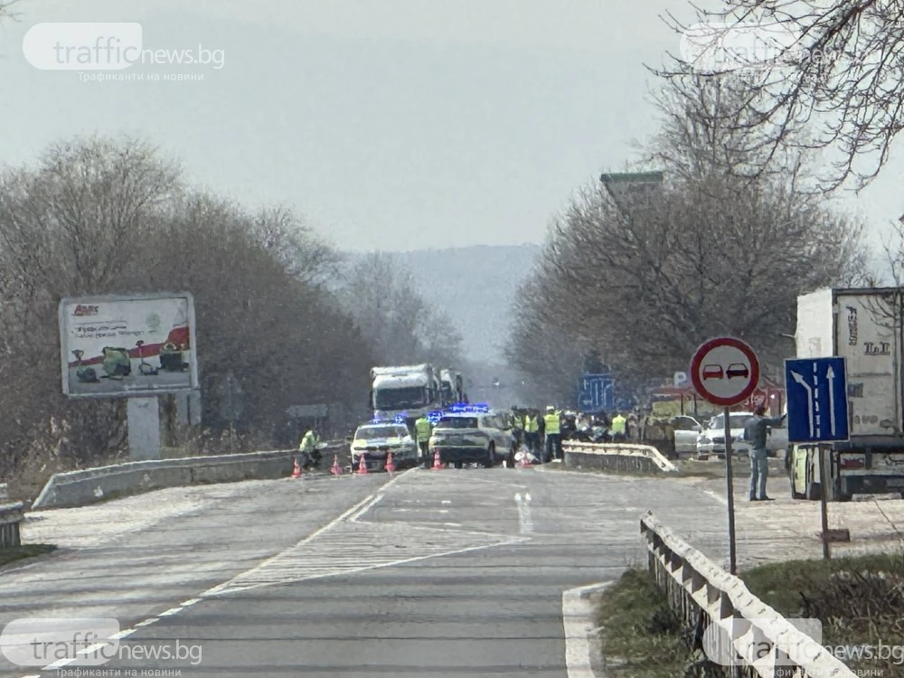 Има загинал при тежката катастрофа с мотор, блокирала Околовръстното на Пловдив