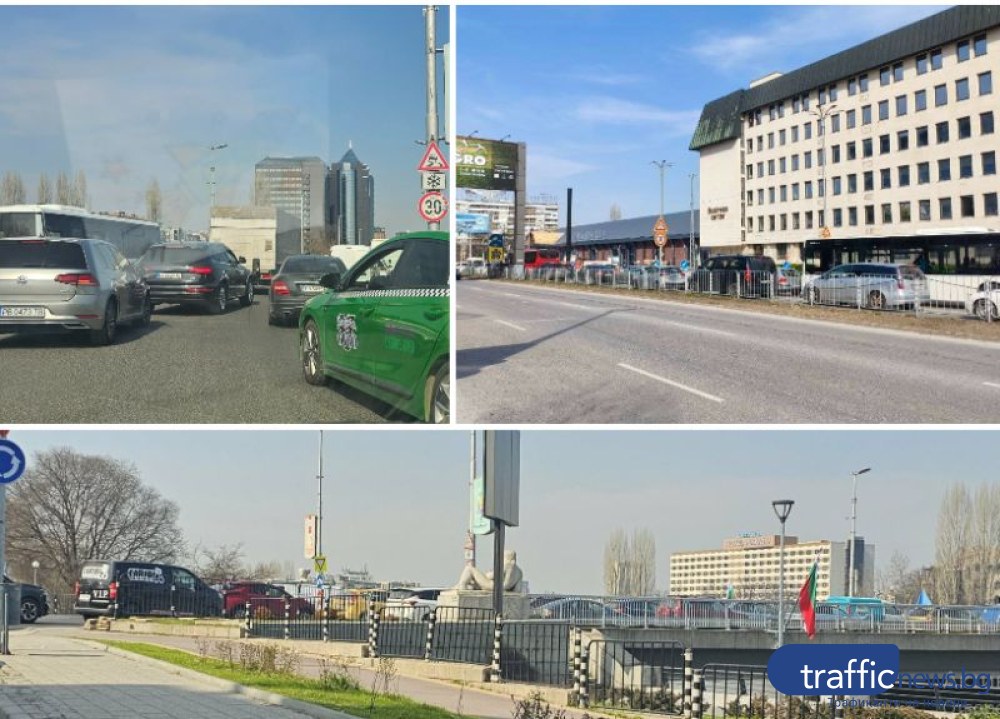 Цял ден транспортен колапс край Панаира, нито един регулировчик на място