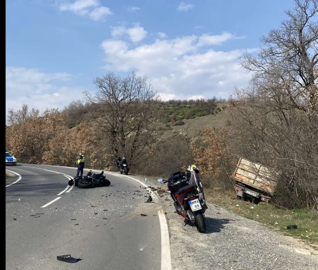 Мотоциклетист загина в тежка катастрофа край Сандански