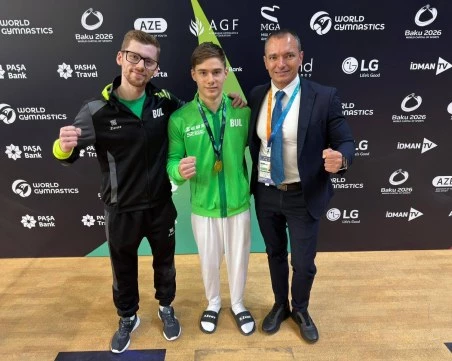 Давид Иванов със злато от Световната купа по гимнастика