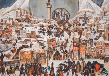 Монументалната творба Две сватби на Златю Бояджиев се продава на търг у нас