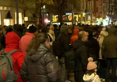 Пореден протест пред Съдебната палата в София срещу Борислав Сарафов