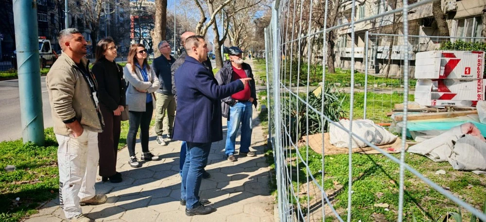 Община Пловдив санира блок на ключов булевард в район „Южен