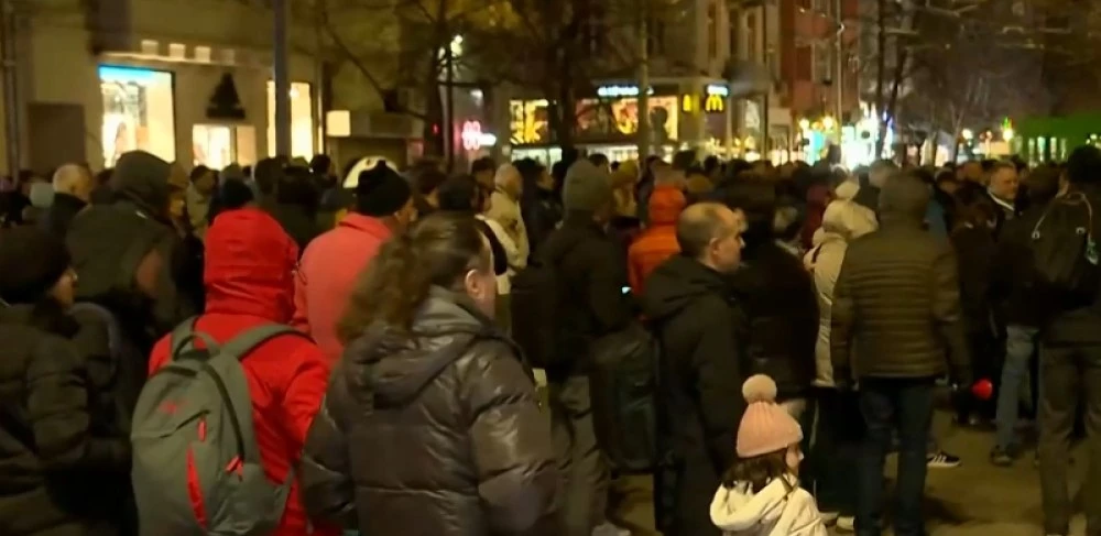 Пореден протест пред Съдебната палата в София срещу Борислав Сарафов