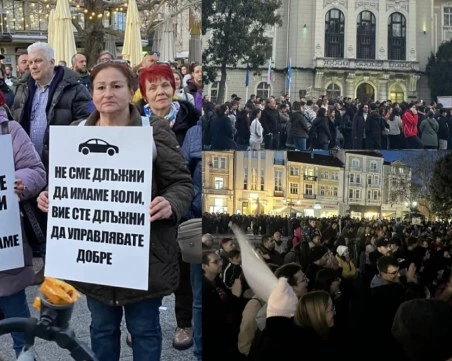 С многолюден протест пловдивчени поискаха ефективен градски транспорт