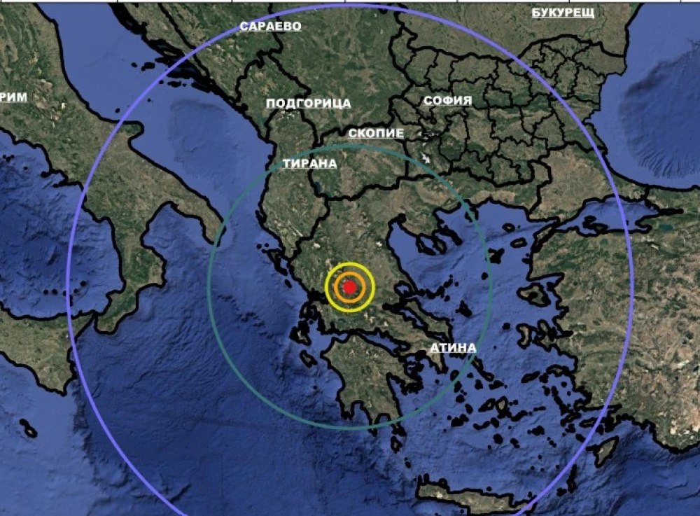 Силно земетресение разтърси Гърция
