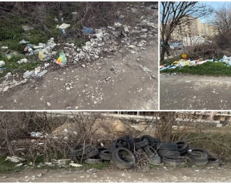 Бунище изникна на път, който не е път край Оазисите в Кючука – „улицата