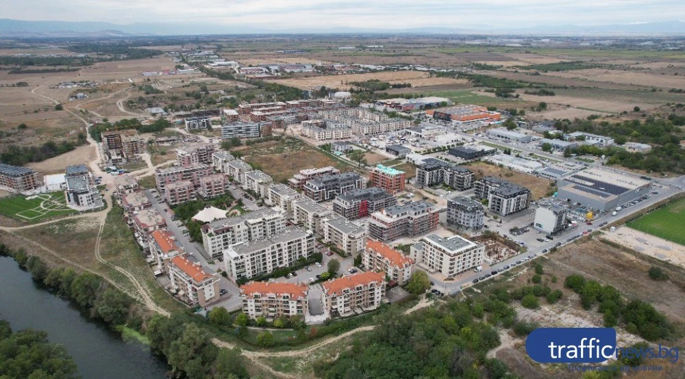 Най-младият квартал на Пловдив, в който бетонните 