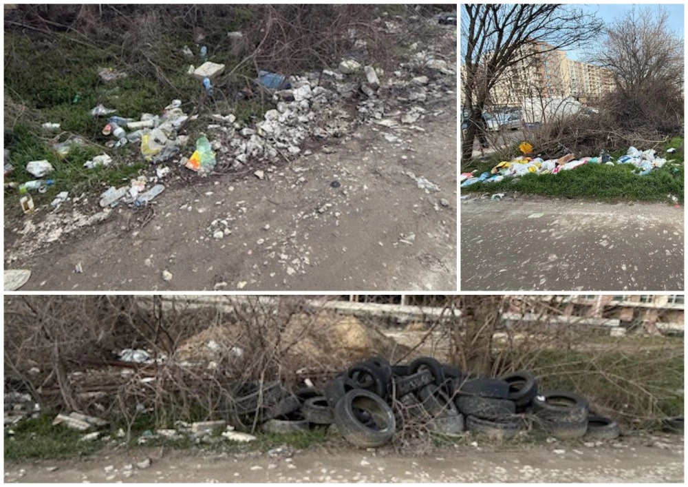 Бунище изникна на път, който не е път край Оазисите в Кючука – „улицата