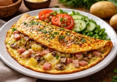 По бабина рецепта: Омлет по селски